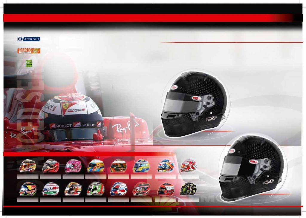ADVANCED SERIES ADVANCED SERIES FIA 8860-2010 approved SNELL SA 2015 homologated Bell HP helmets have been developed to meet or exceed the FIA8860 Advanced Helmet Standard.