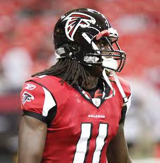 2011 (FALCONS) R e c o r d e d fi ve receptions for 71 yards in his pro debut against Chicago (9/11), including a teamlong 32-yard reception. Hauled in two receptions for 29 yards vs.