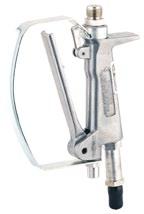 Does not include rotating head and nozzle * Recommended airless swivelling HEAD and AIRCAPS (see page 86) The PSAM 107 is a high pressure airless spray gun.