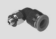 Features Push-in fittings product range QSM, mini series Technical data Internet: qsm QS, standard series Technical data Internet: qs Miniature push-in fittings for maximum component density in
