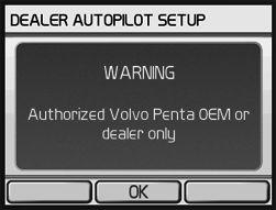If an interceptor system (IS) is installed it must be calibrated and in auto mode before the autopilot is calibrated.