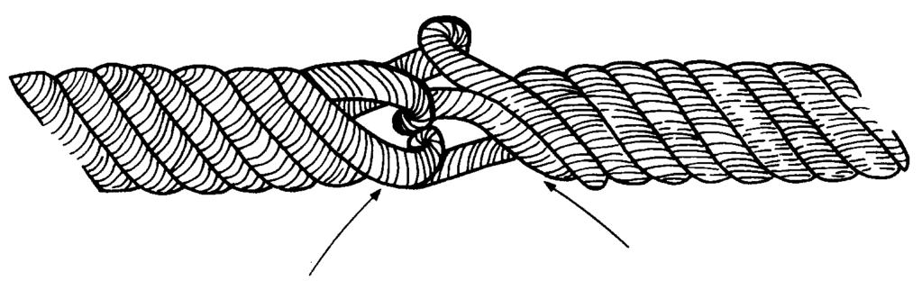 Chapter 2 Seamanship Fundamentals B.6. Kinks A kink (see Figure 2-2) is a twist or curl caused when the line doubles back on itself. A line with a kink in it should never be placed under strain.