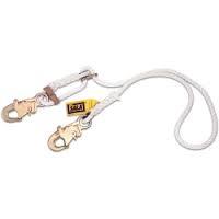 Fall Arrest Lanyards Rope Lanyard Rotate the rope lanyard while inspecting from end-to-end for any worn,