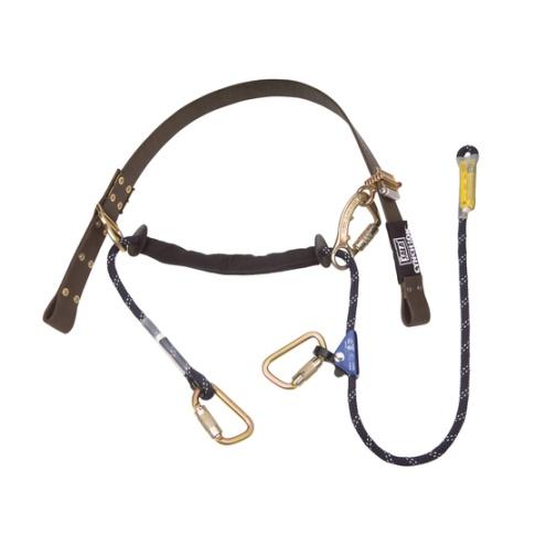 Positioning Lanyards When inspecting your safety strap, check