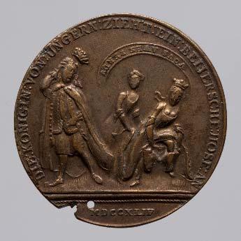 anonymous medallist, 1744 non-ferrous metal inv.no.