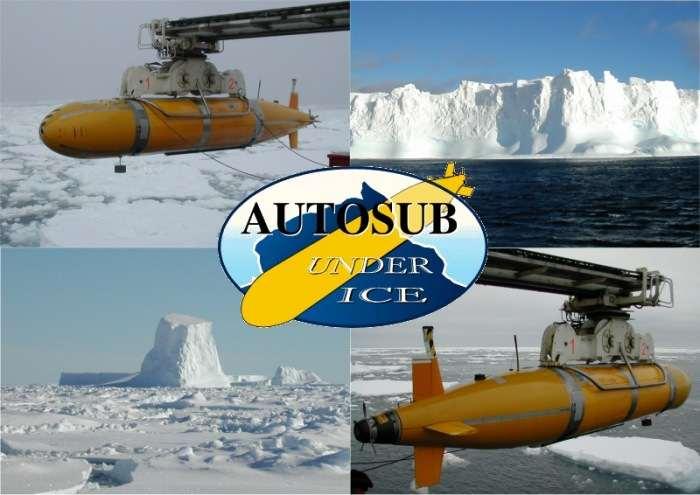 Autosub 3 400 km range 1,600 m depth 7 m x 1 m 3000 kg Missions: Acoustic survey and PO survey. Jenkens et al.