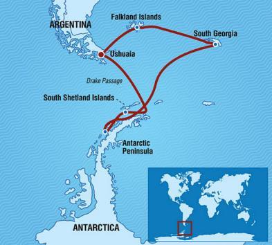 3.4 (b) Arctic Figure 3 [Common Antarctic routes.