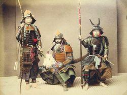 Some of them were related to the ruling class. Others were hired men, called Ronin.