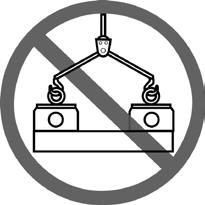 Do not allow load or magnet to