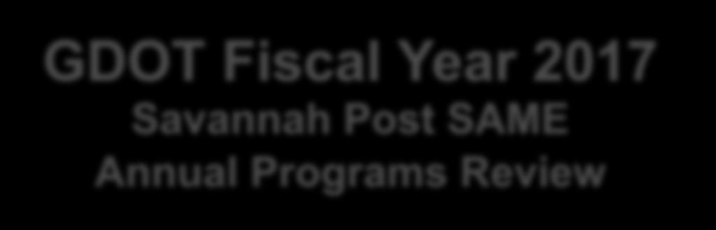 Title Page Annual Programs Review