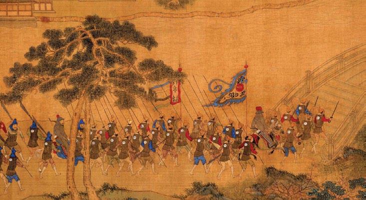 The Ming was basically a shooting army and was best suited to fighting their cavalry-based northern rivals like the Mongols and Jurchen.