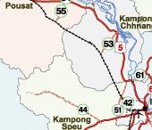 Klometers B N W E S PHNOM PENH, CAPITAL OF CAMBODIA Phnom Penh Road Network Urban Road Network N N W E W E S S 3 0 3 6