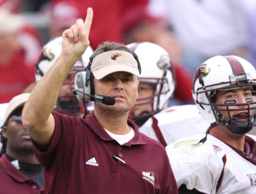 ULM Head Coach Charlie Weatherbie Charlie Weatherbie begins his sixth season at the helm of the ULM football program after leading the Warhawks to one of their most memorable seasons in the program s