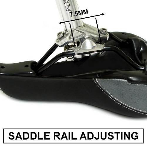 The latter two require the use of the multi-use tool included with the purchase of your Outlaw. Please review the following details on adjusting your saddle.
