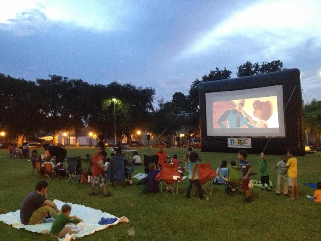 Movies in the Park Fostering Strong Communities