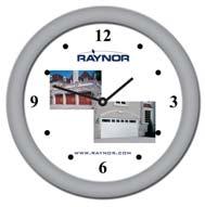 Dual Image Clock 11" wall clock with constantly alternating display of Raynor logo and Residential