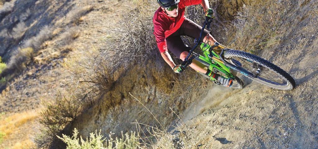 It s green, really green: The Yeti SB 4.5c is a tough bike to miss. Between the elegant frame design and loud green color, it is eye-catching in almost every sense.