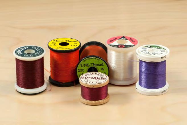 Tying Thread or Silk The tying thread, sometimes referred to as silk, is a key component of any fly, but there is a bewildering range of threads out there, and little labelling consistency across