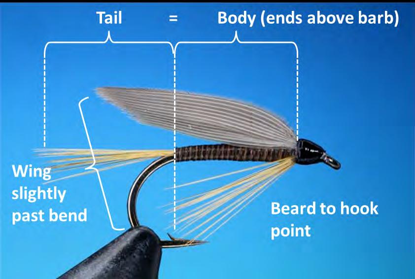 on fly tying and should be followed in the construction of all assessment flies,