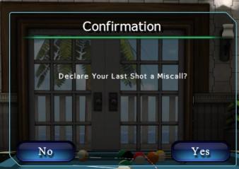 Miscall Virtual Pool 4 uses the honor system for calling most shots.