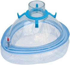 pressure relief 85-10-300 1 without pressure relief 85-10-301 1 Face Mask with inflatable cushion, for single use Size Patient Color Connection REF Box 1