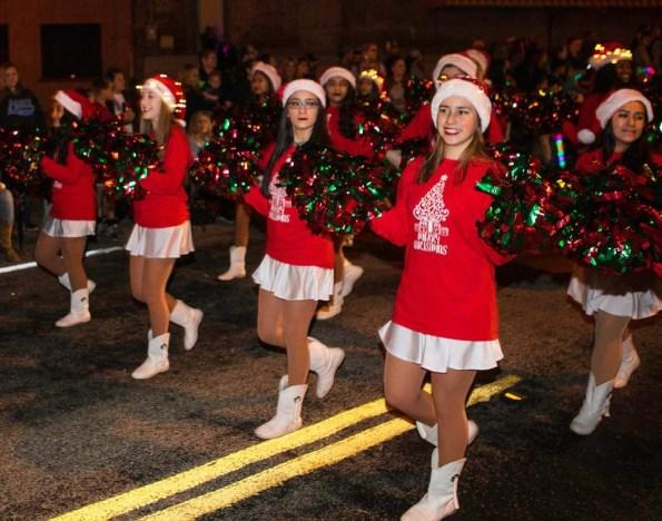 downtown Palestine on Saturday, December 2nd The Palestine High School Band and Choir will entertain with