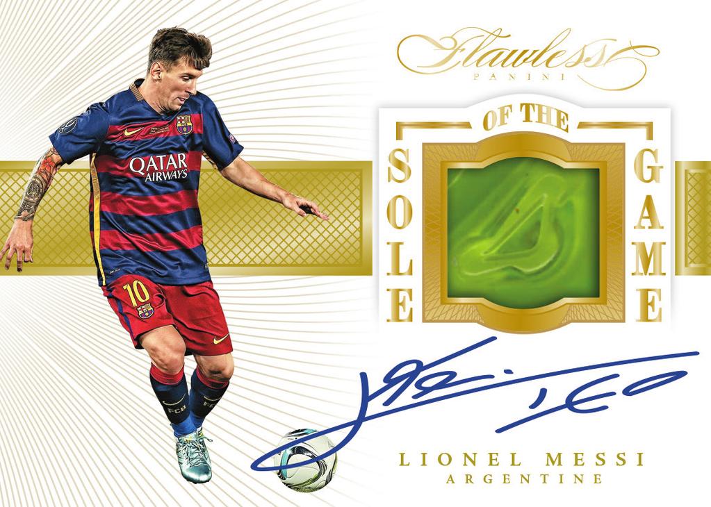 patch pieces along with an on-card uniform, the cleats, Sole of the Game Signatures are highlighted in the Legendary Signatures set. autograph!