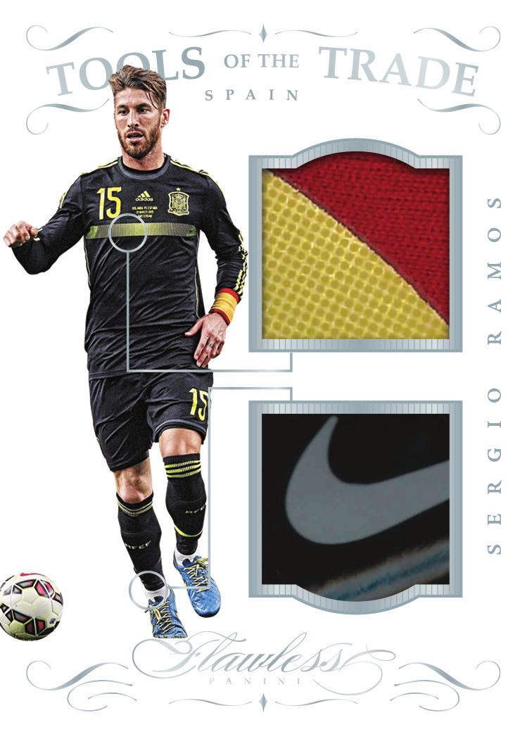 multi-swatch cards that feature different parts of parallel versions, International Icons Signatures cards which are signed by some of the biggest names in a soccer uniform,