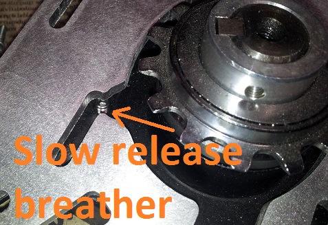 it does not undo the bolt and possibly break the gearbox to motor seal. ( for titanium bolt hardware option please make sure not to overtighten and torque to spec.