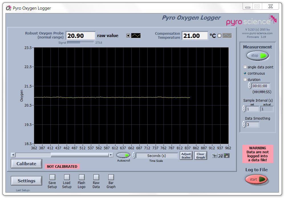 6 The Software "Pyro Oxygen Logger" This chapter describes all functions of the Pyro Oxygen Logger software excluding sensor calibration, which is described in detail in chapter 7 and 9. 6.