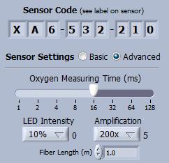 thereby changing the oxygen measuring time. For standard applications, an intermediate mode (8 or 16) is advisable.