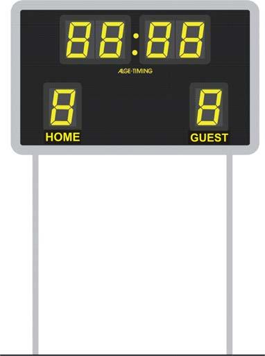 1 Introduction There are different types to indicate the results for football FB FA GAZ D-LINE particularly produced for football based on a standard scoreboard standard scoreboard scoreboard with
