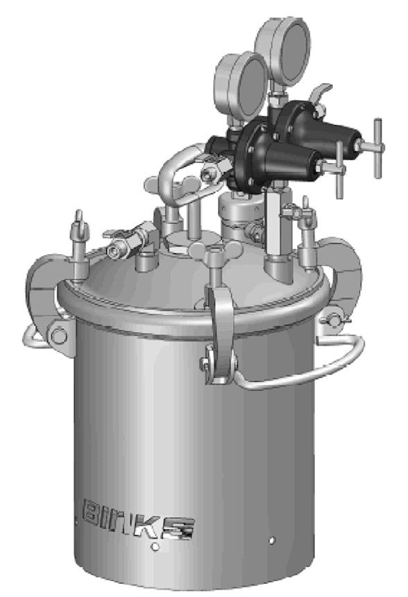 SERVICE MANUAL EN 8G (GALVANIZED) AND 8S (STAINLESS STEEL) -GALLON ASME TANKS CAPACITY UP TO.8 GALLONS Important: Read and follow all instructions and SAFETY PRECAUTIONS before using this equipment.