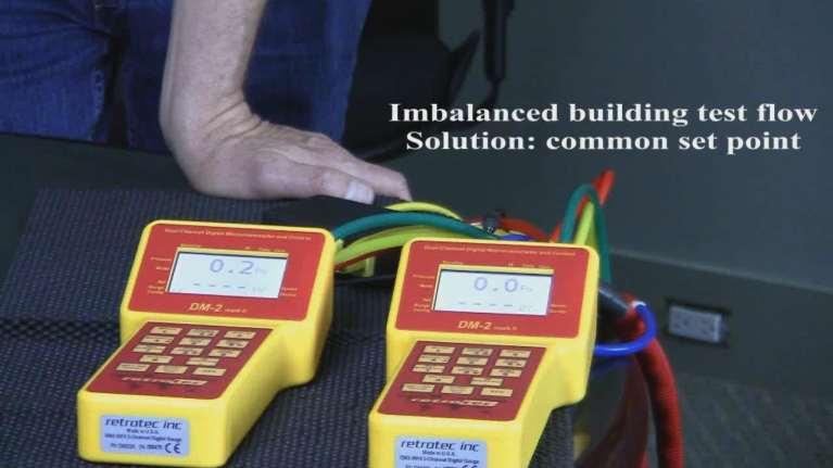 Exercise 2 Imbalanced test fan flow Solution : common