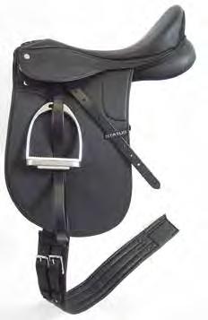 Saddles Status Dressage Saddle Bare Easy Care PVC status The status dressage saddle has a comfortable deep seat which helps keep the rider in a correct position.