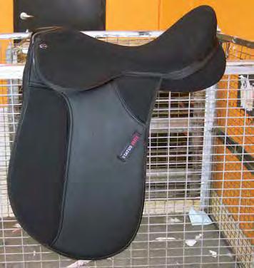 Saddles Status Elite General Purpose Saddle Bare Black only The Status Elite comes with a synthetic suede look seat and knee pads. Has self adjusting gullet.