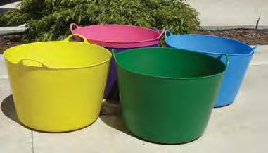 LTR Flexible Coloured Buckets Lightweight yet