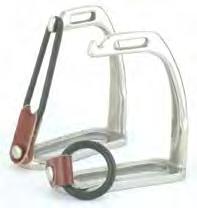 Stirrups Safety Irons Nickel Plated Safety Irons for peace of mind. Great for Pony Club, Adult Riding Club, or just starting out.