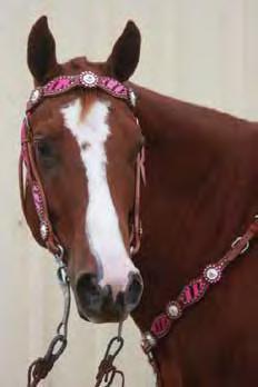 Western Horse Shoe Bling Western Breastplate Glittering crystals adorn this