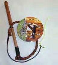 Stockwhips - Youths Redhide Stock Whips - Adults