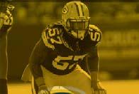 VETERANS JAMARI LATTIMORE LINEBACKER MIDDLE TENNESSEE STATE Fourth NFL Season Fourth Packers Season Ht: 6-2 Wt: 229 Born: October 6, 1988 NFL Games Played/Started: 38/4 Acquired: FA-11 LATTIMORE