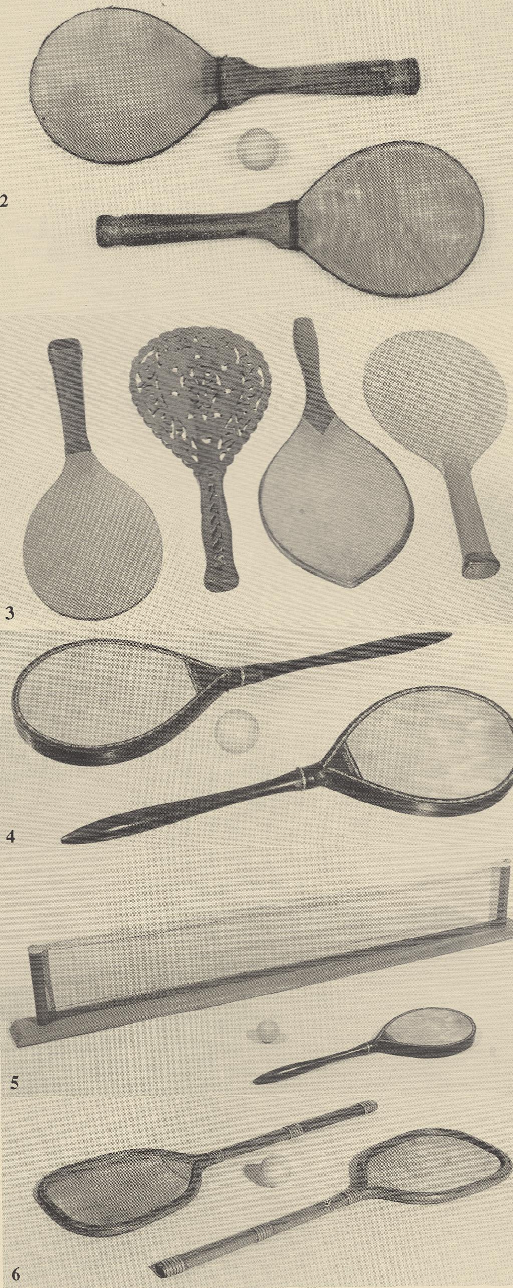 Of Sport The History Of Table Tennis Equipment & Etiquette TABLE: Cavendish Club laws of early 1901 established that a table should be nine feet by five feet and the earliest Ping Pong Association