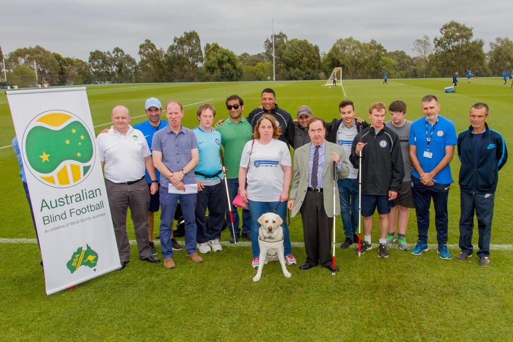 Our Sports Development session was an opportunity for Social Goal Founder David Connelly to provide an update on the Blind Football program at a State and National level.
