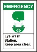 Revision Date: 5/17/2016 Page: 8 of 13 Appendix I: SIGNAGE The following standard signs are recommended to be used to indicate the presence of eyewash and safety