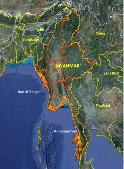 Demographic Information The Republic of the Union of Myanmar Area Sq:km - 676,578 Population - 51486253 State & Region - 14 Union Territory - 1