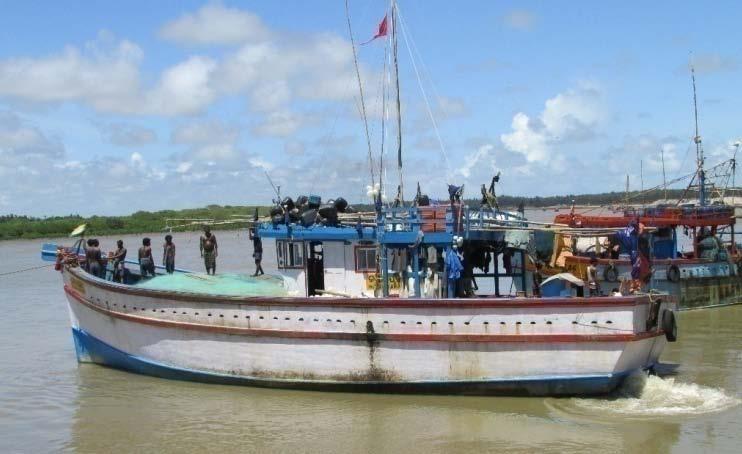Previously mechanised Pablo boats ranging 10 to 20 m L OA with drift gillnet is operated for harvesting large pelagic fishes of Odisha coast (Silas and Pillai, 1985., Pravin et al, 2008).