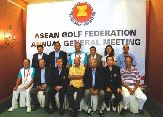 ASEAN GOLF FEDERATION 5th AGM Honorary Secretary attended the ASEAN Golf Federation 5th AGM that was held at Emeralda Golf Club, Indonesia, on