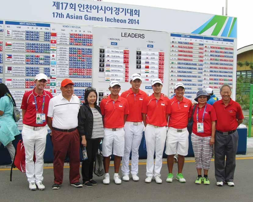 17 th Asian Games The 17 th Asian Games golf tournament was hosted by Korea at the