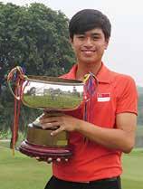 Lucius Toh won the Selangor Amateur Open, his first win in an international tournament,