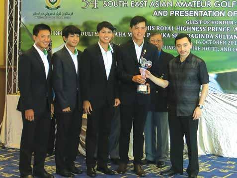 54 th SEA Amateur Golf Team Championship (Putra Cup) In the 54 th SEA Amateur Golf Team Championship (Putra Cup) hosted by Brunei at the Empire Hotel & Country Club from 11